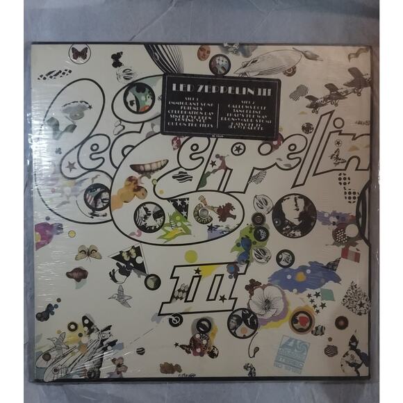 1977 LED ZEPPELIN III LP - Atlantic SD 19128 - Gatefold w/ Rotating Wheel Cover - Picture 1 of 9